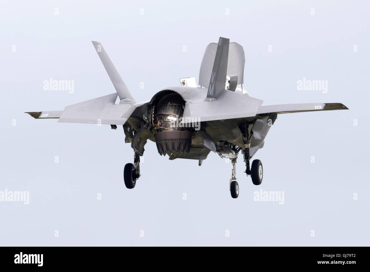 US Marine Corp Lockheed Martin F-35 b Lightning II, den Joint Strike Fighter, VMFAT-501 Stealth bei RIAT 2016 RAF Fairford, Vereinigtes Königreich Stockfoto