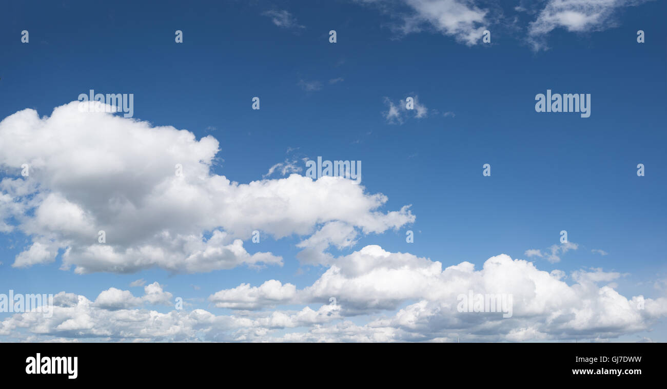 Wolke Himmel Panorama, Tageszeit Stockfoto