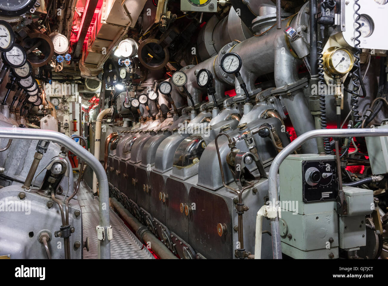 Diesel Engine Room Stockfotos Diesel Engine Room Bilder