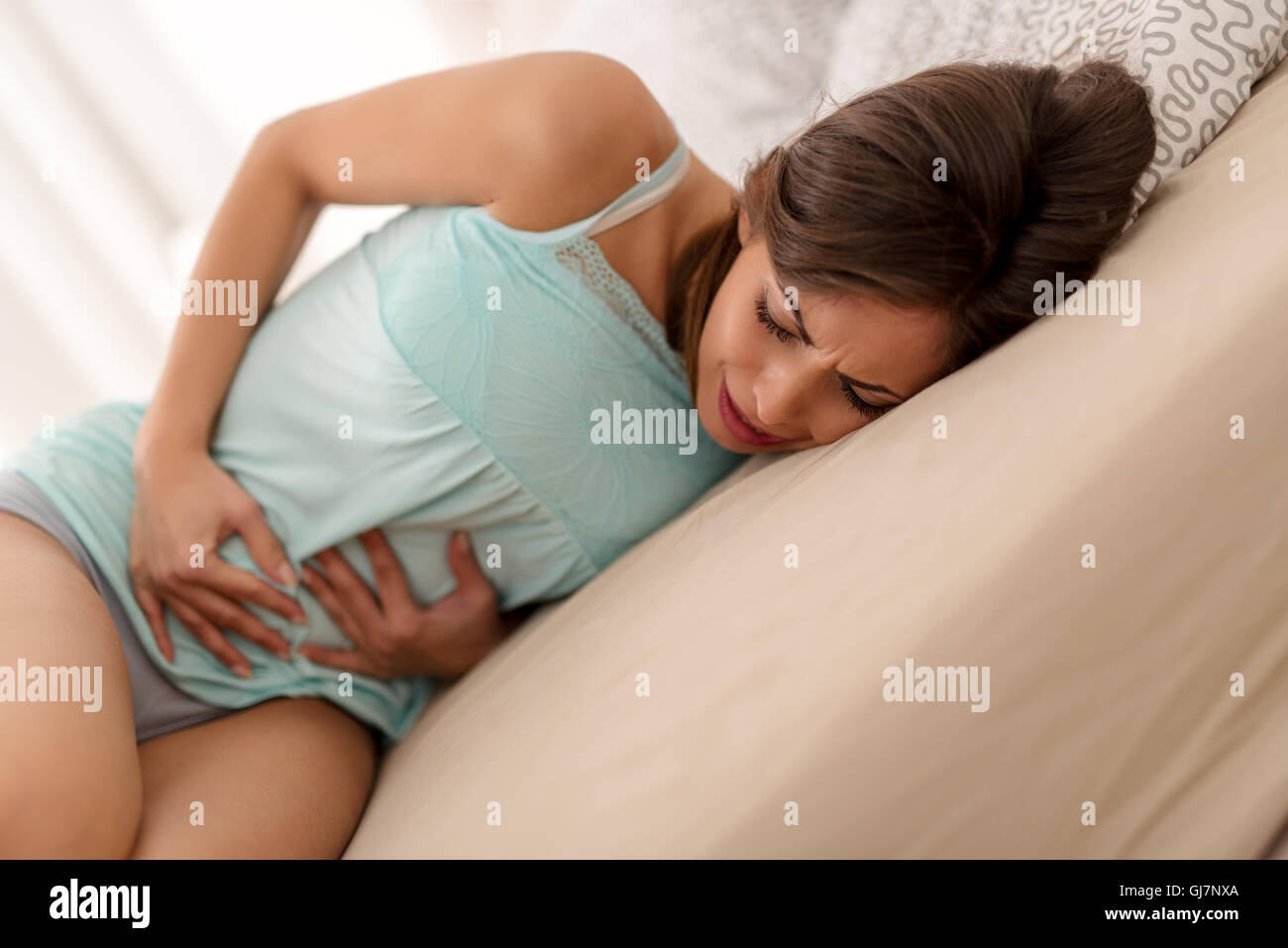 Magen-Problem Stockfoto