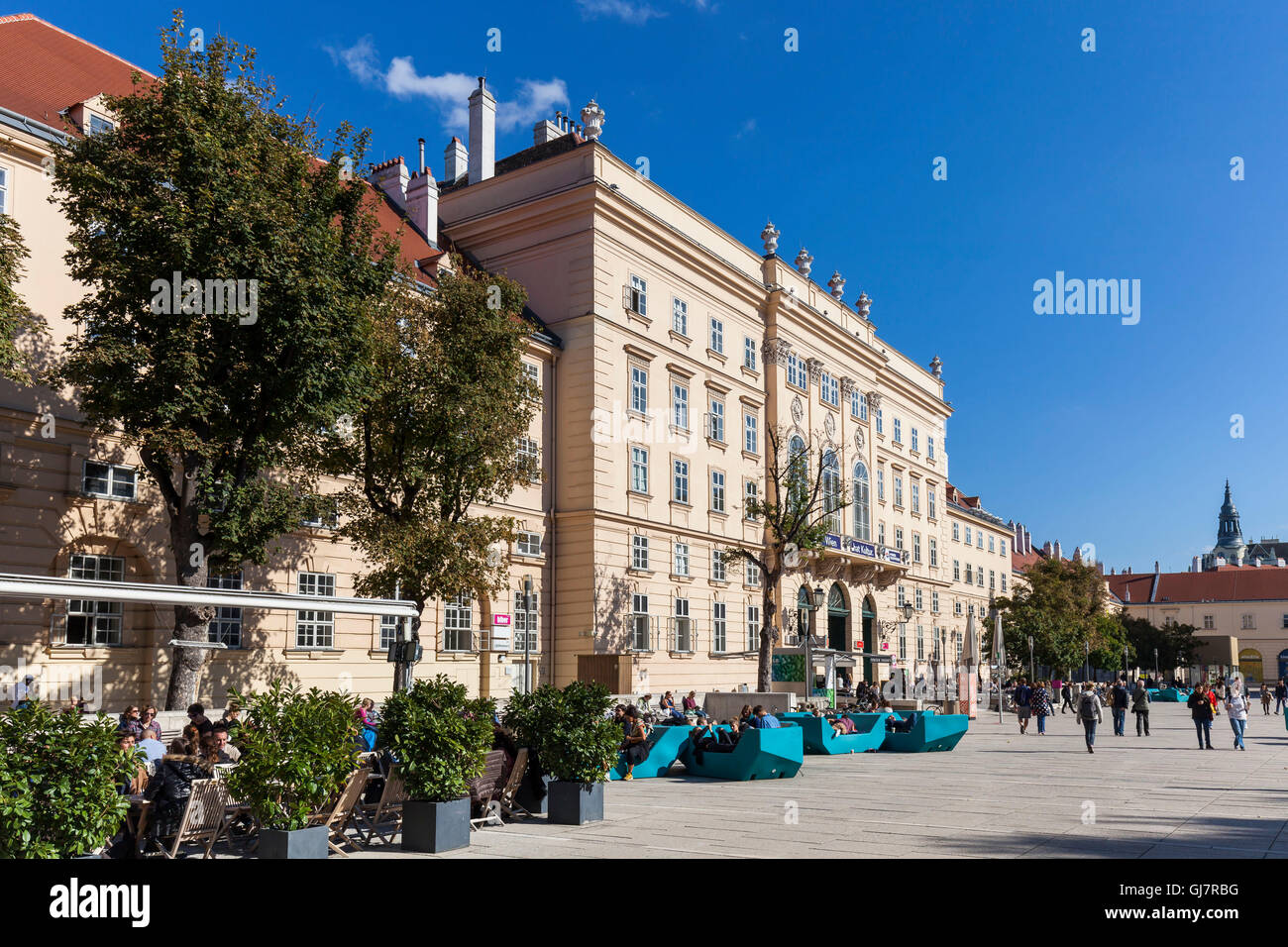 Museumsquartier, Wien, Österreich, Europa Stockfoto