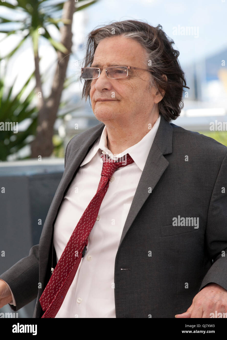 Schauspieler Jean-Pierre Leaud La Mort De Louis Xiv Film Foto rufen bei der 69. Filmfestspielen von Cannes Donnerstag, 19. Mai 2016 Stockfoto