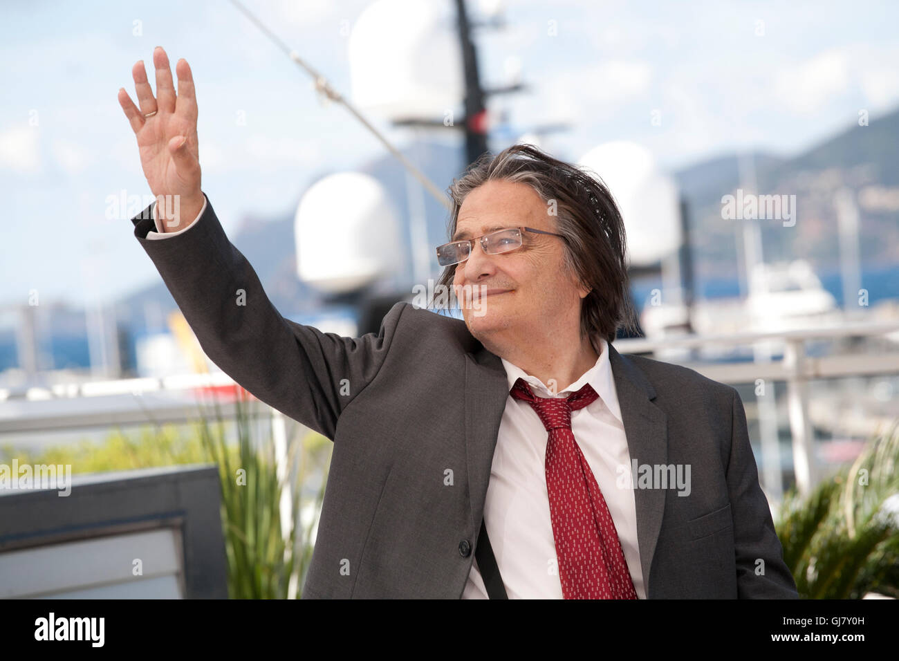 Schauspieler Jean-Pierre Leaud La Mort De Louis Xiv Film Foto rufen bei der 69. Filmfestspielen von Cannes Donnerstag, 19. Mai 2016 Stockfoto