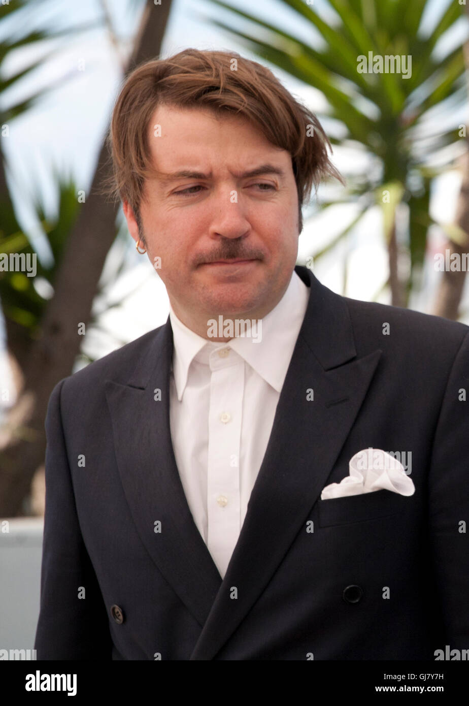 Direktor Albert Serra La Mort De Louis Xiv Film Foto rufen bei der 69. Filmfestspielen von Cannes Donnerstag, 19. Mai 2016, Canne Stockfoto