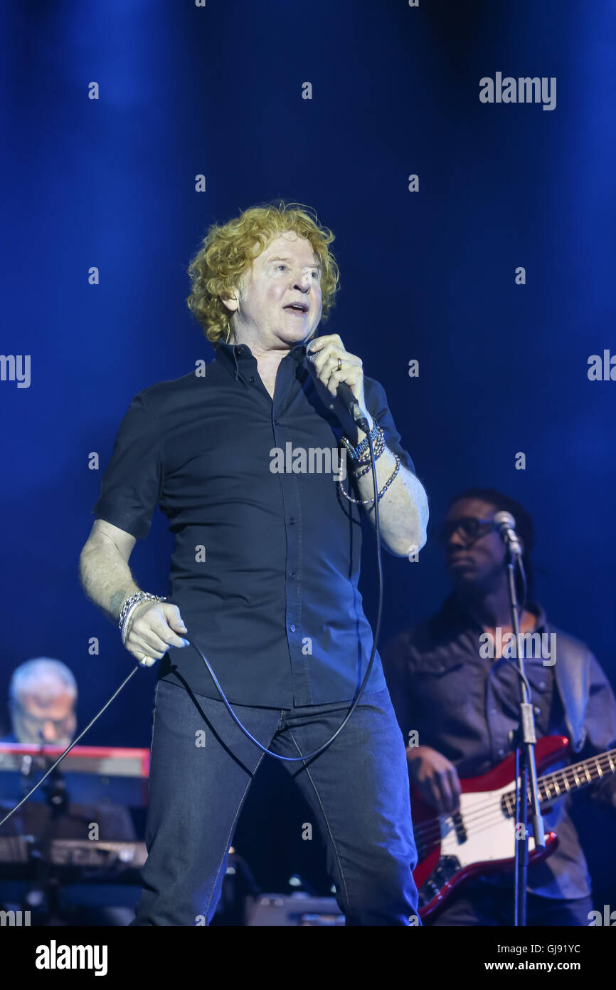 Betley, Cheshire, UK. 14. August 2016. Simply Red live bei Betley Court Farm als Teil der Betley Konzerte durchführen Bildnachweis: Simon Newbury/Alamy Live-Nachrichten Stockfoto