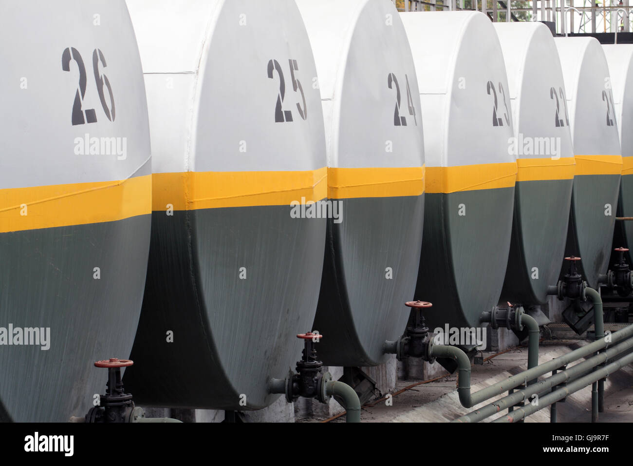 Lagertanks Stockfoto