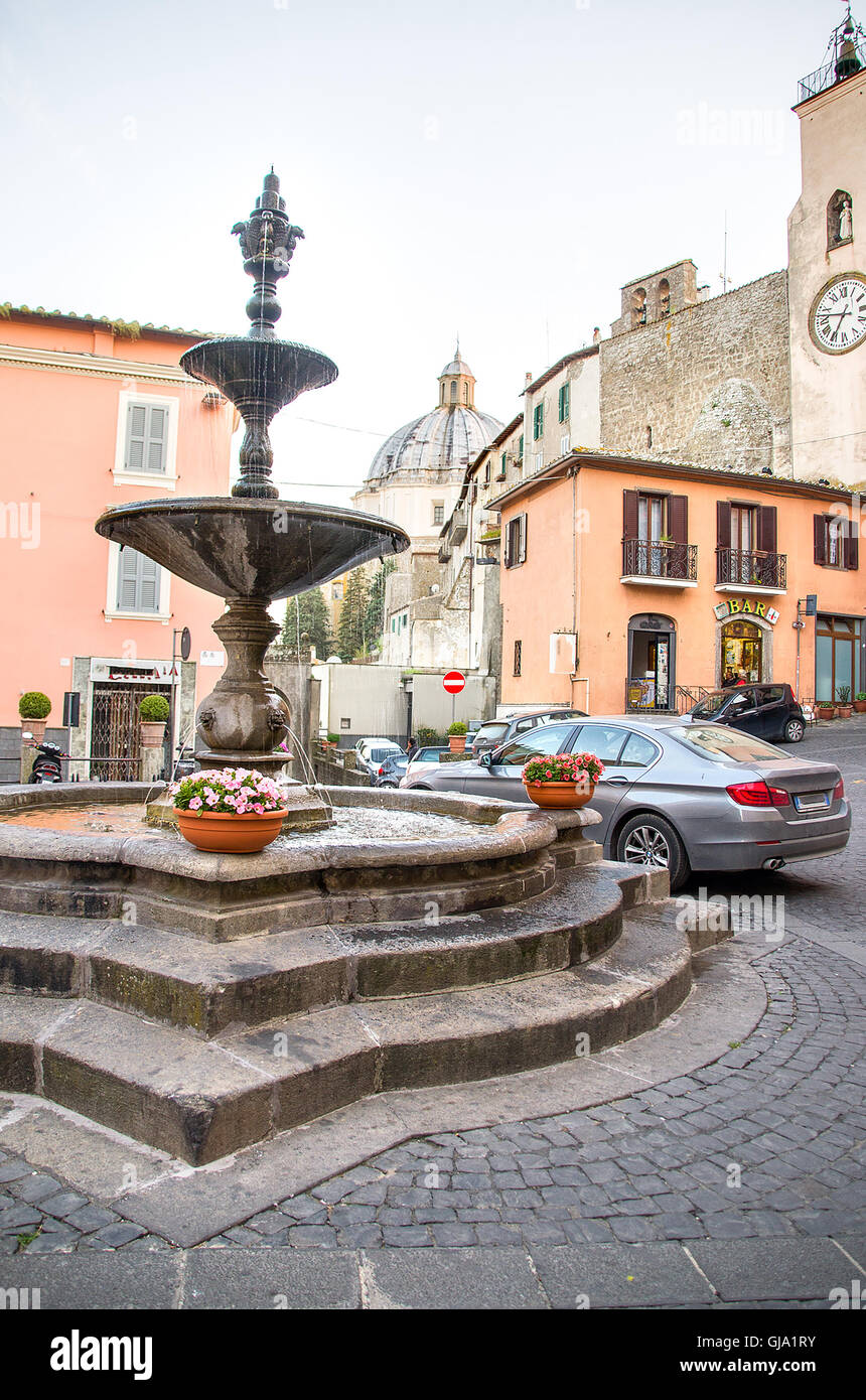 Montefiascone (Lazio Rom - Viterbo) - italienische Dorfzentrum Stockfoto