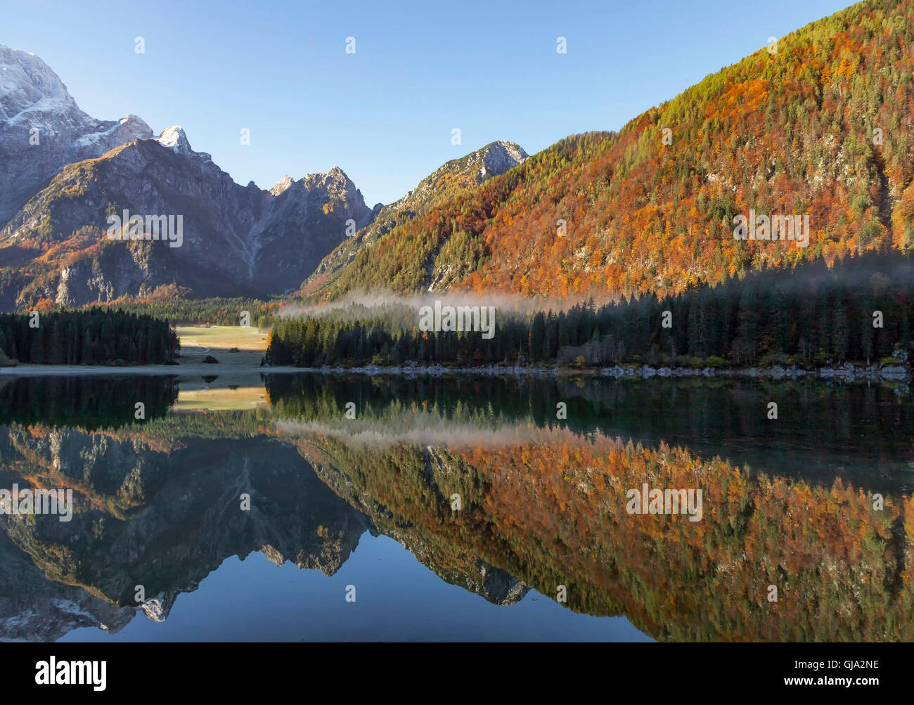 Italien, Fusine, Fusine Seen, Weissenfelser gesehen, Seen Stockfoto