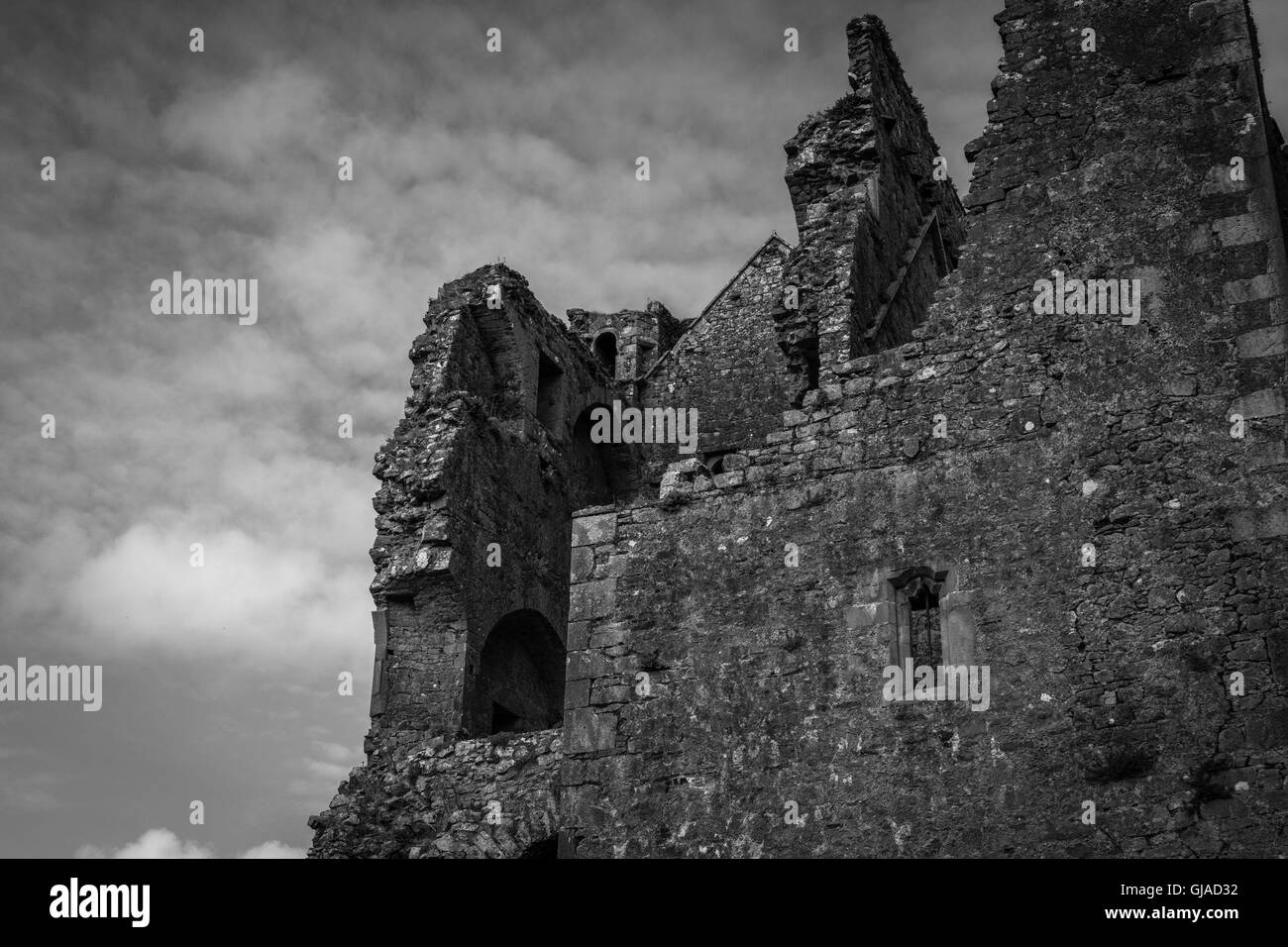Außenansicht, Rock of Cashel, Irland Stockfoto