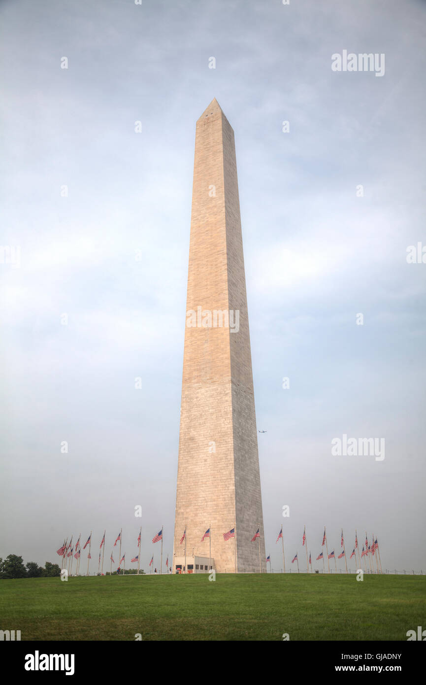 Washington Denkmal in Washington, DC am Morgen Stockfoto