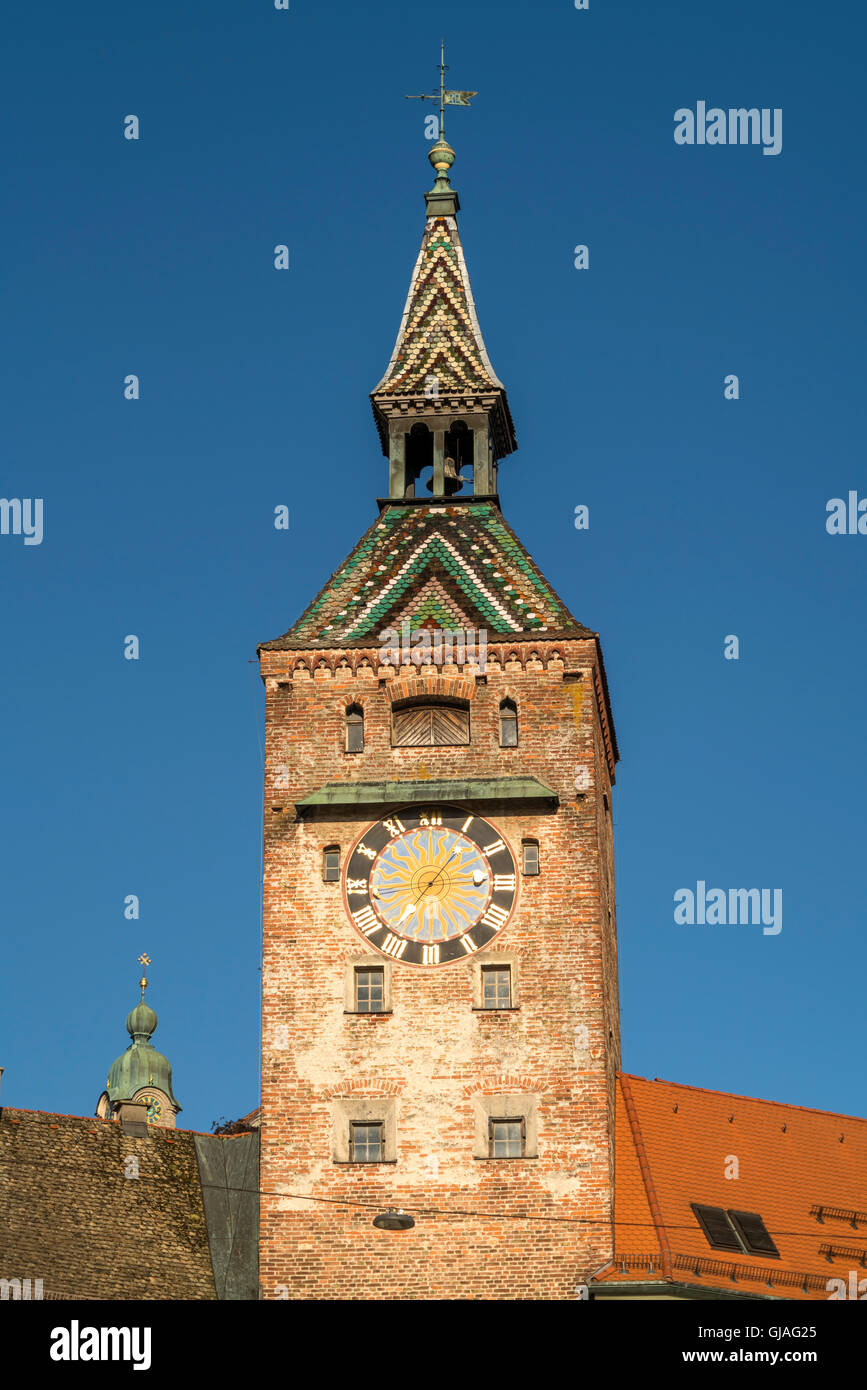 Schmalzturm Tower, Landsberg am Lech, Oberbayern, Bayern, Deutschland, Europa Stockfoto
