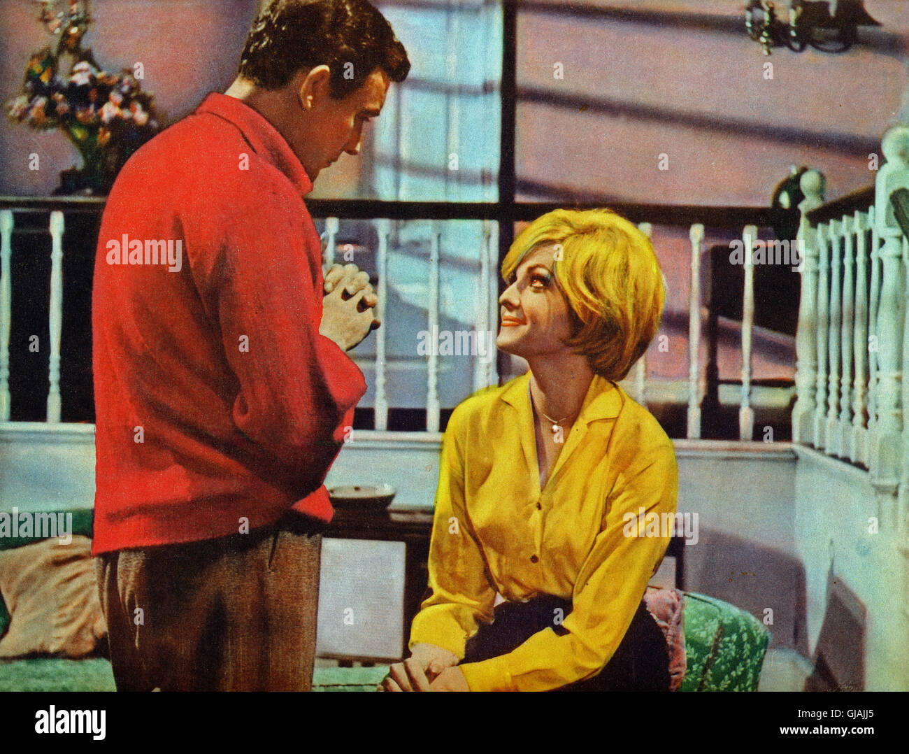 Erhaltenen Informationen, USA 1961, Regie: Robert Lynn, Monia: William Sylvester, Sabina Sesselman Stockfoto