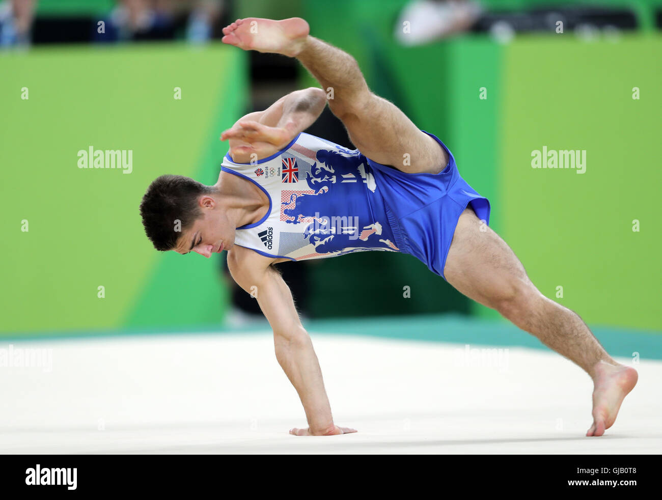 Der Brite Max Whitlock während die Männer Stock am neunten Tag der Olympischen Spiele in Rio, Brasilien. Stockfoto