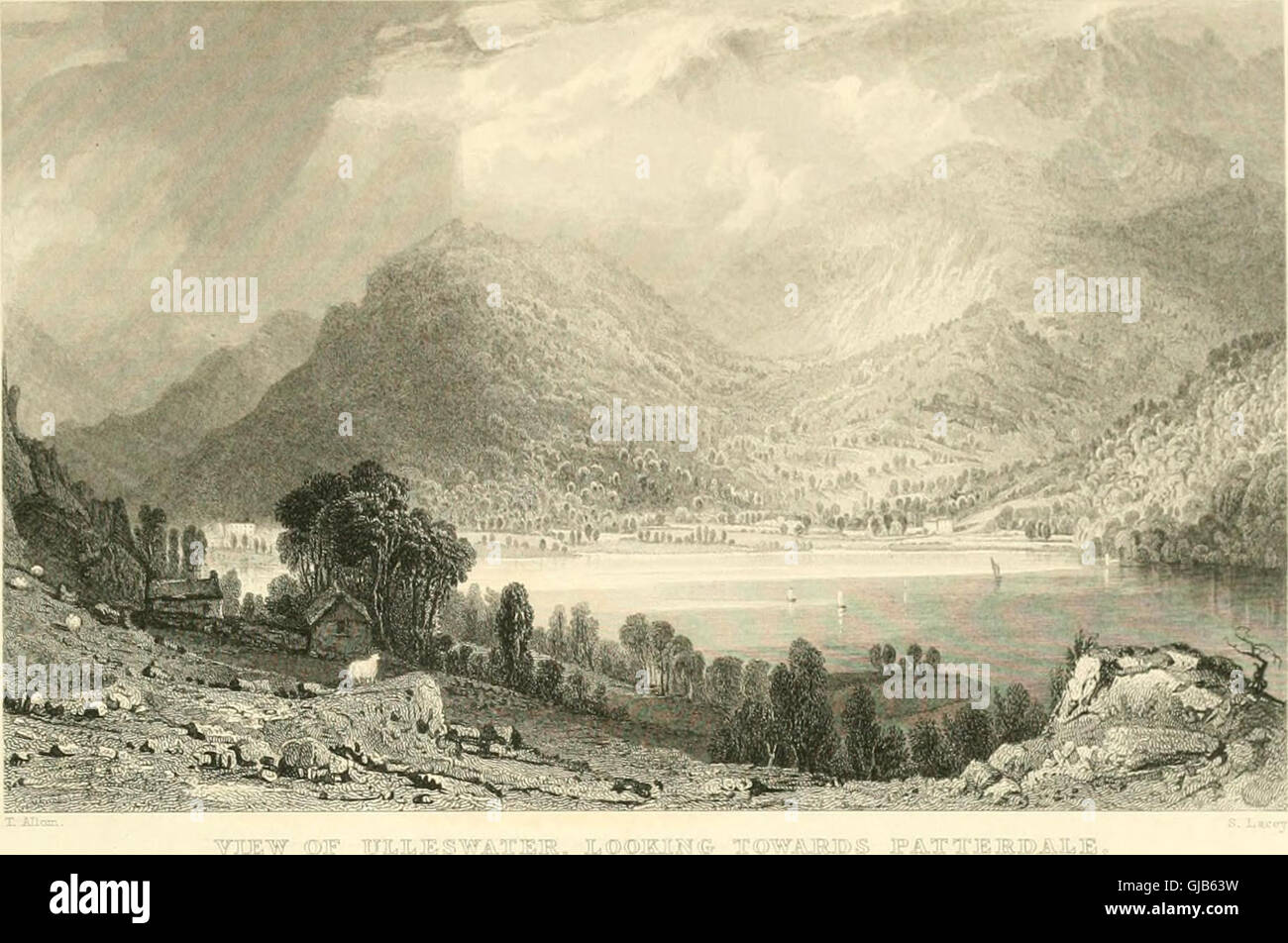 Westmoreland, Cumberland, Durham und Northumberland, illustriert - von original-Zeichnungen von Thomas Allom, George Pickering und c.; mit Beschreibungen von T. Rose (1835) Stockfoto