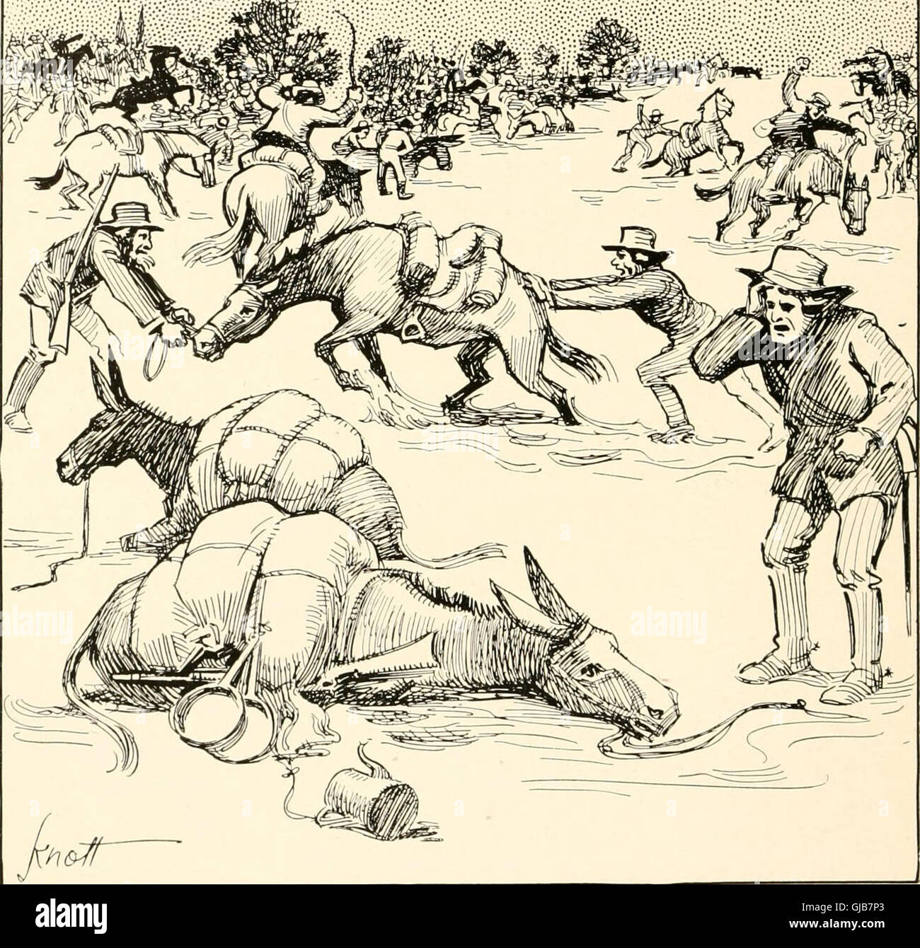 Die Geschichte und Geographie von Texas wie gesagt in Landkreisnamen (1915) Stockfoto