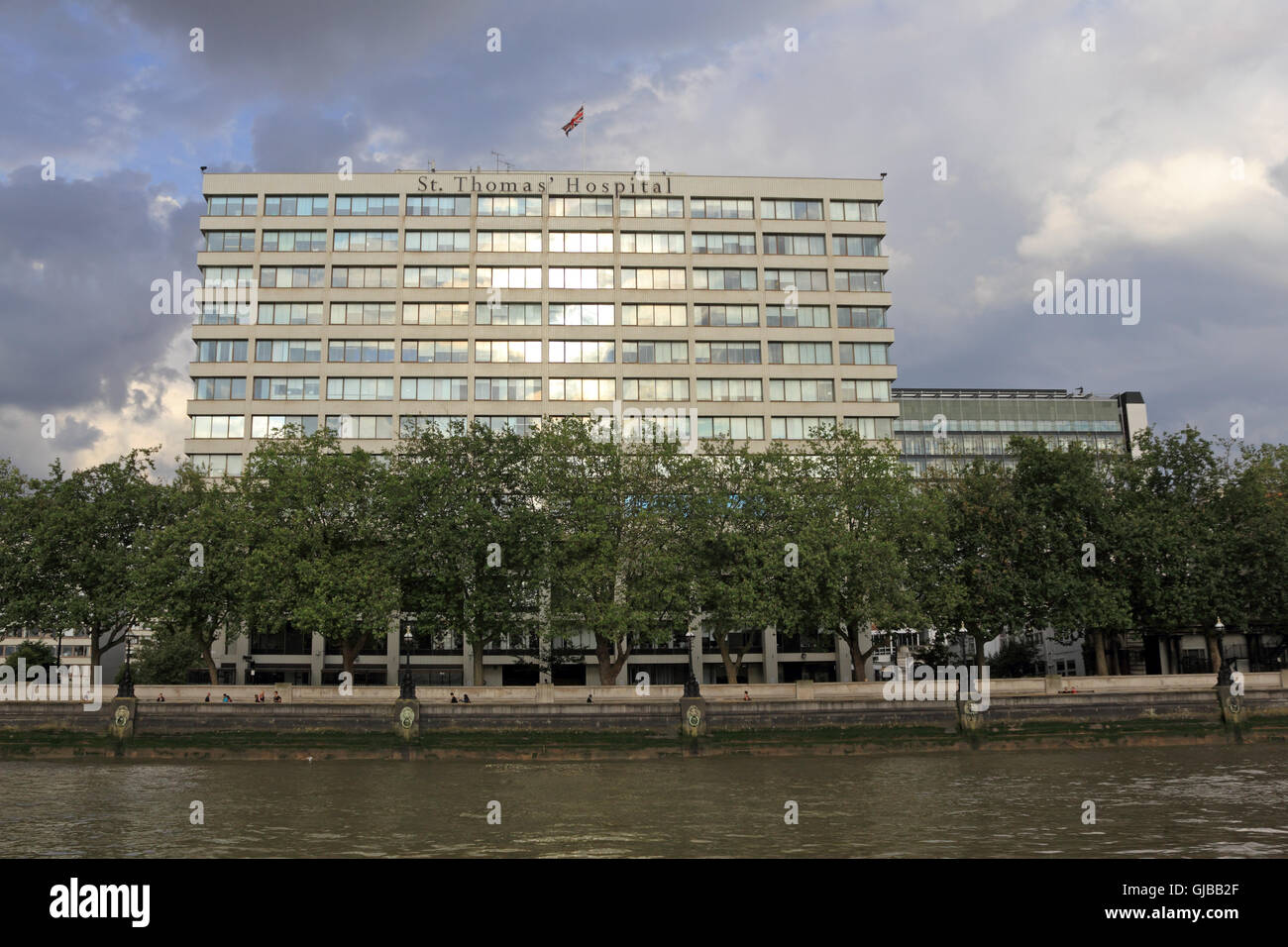 St. Thomas' Hospital Westminster Bridge Road, London SE1 7EH England UK Stockfoto