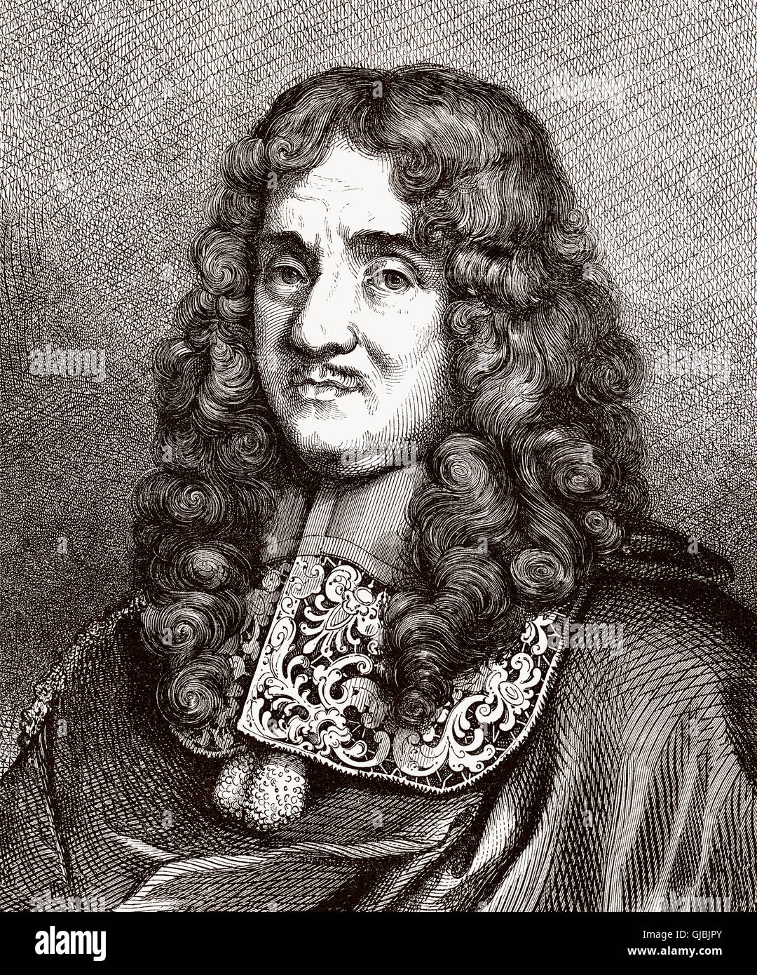 Pierre-Paul Riquet, Baron de Bonrepos, 1609-1680, französischer Ingenieur und Kanal-builder Stockfoto
