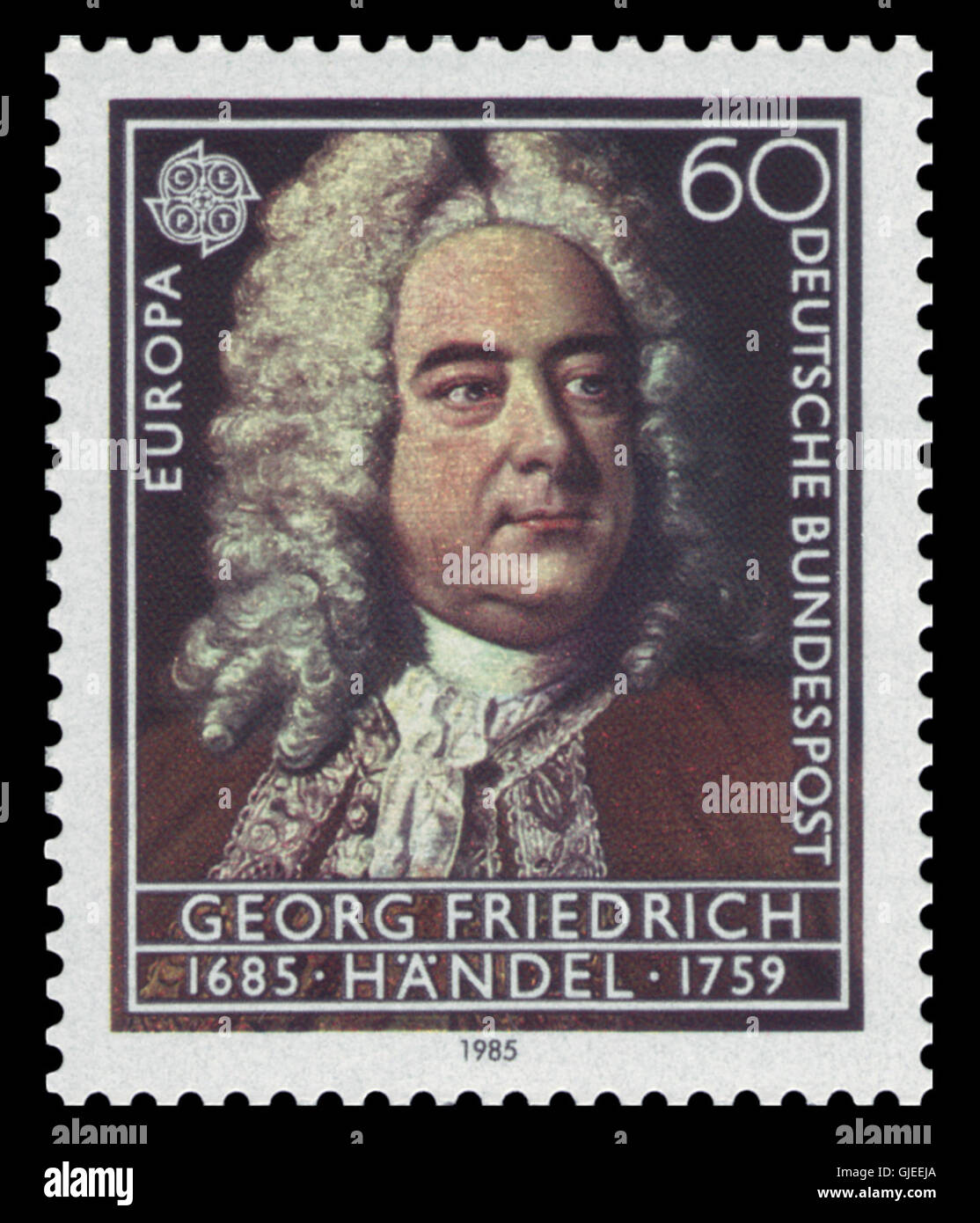 DBP 1985 1248 Georg Friedrich Händel Stockfoto