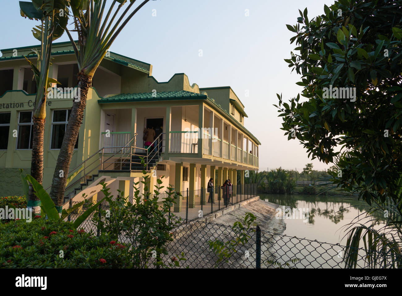 Die sajnekhali Wildlife Reserve in den Sundarbans National Park, West Bengal, Indien Stockfoto