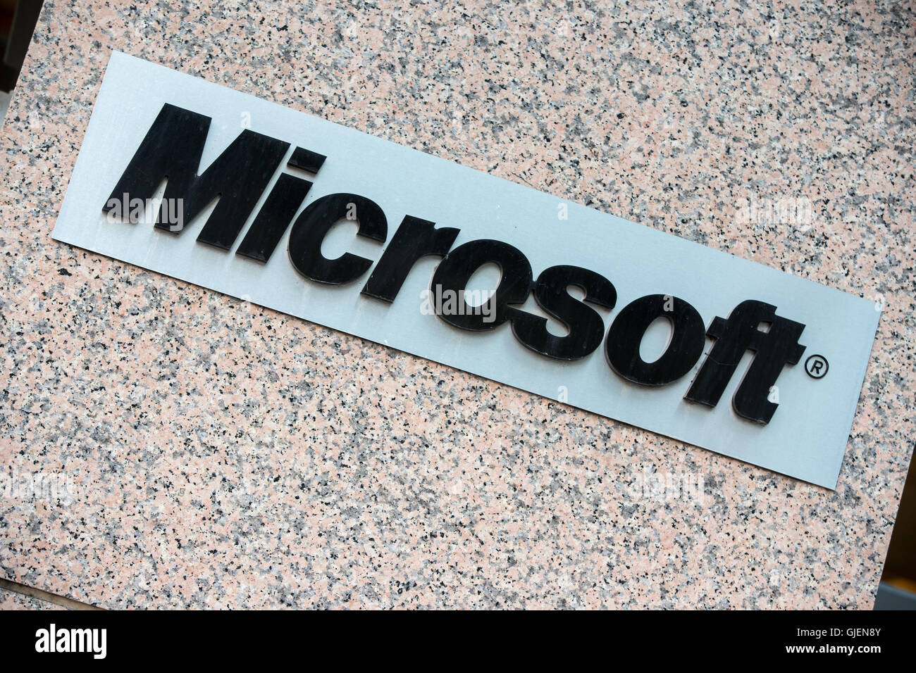 Microsoft Office in der Innenstadt von Ottawa, Ontario, am 11. August 2016. Stockfoto