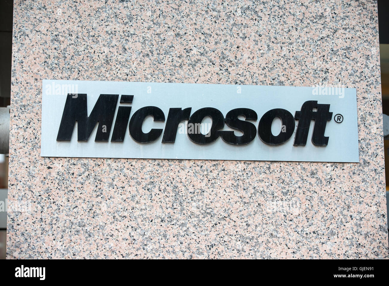 Microsoft Office in der Innenstadt von Ottawa, Ontario, am 11. August 2016. Stockfoto