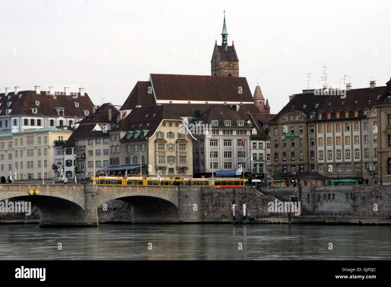 Stadt Stadt Rhein Stockfoto