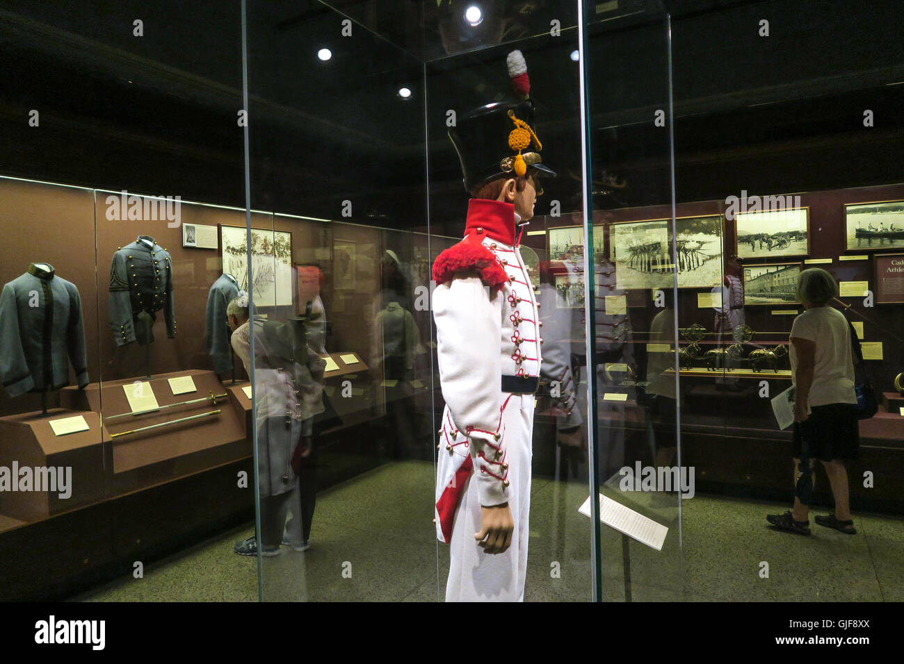 West Point Museum Exponate auf Vereinigte Staaten Kriegsakademie, NY, USA Stockfoto