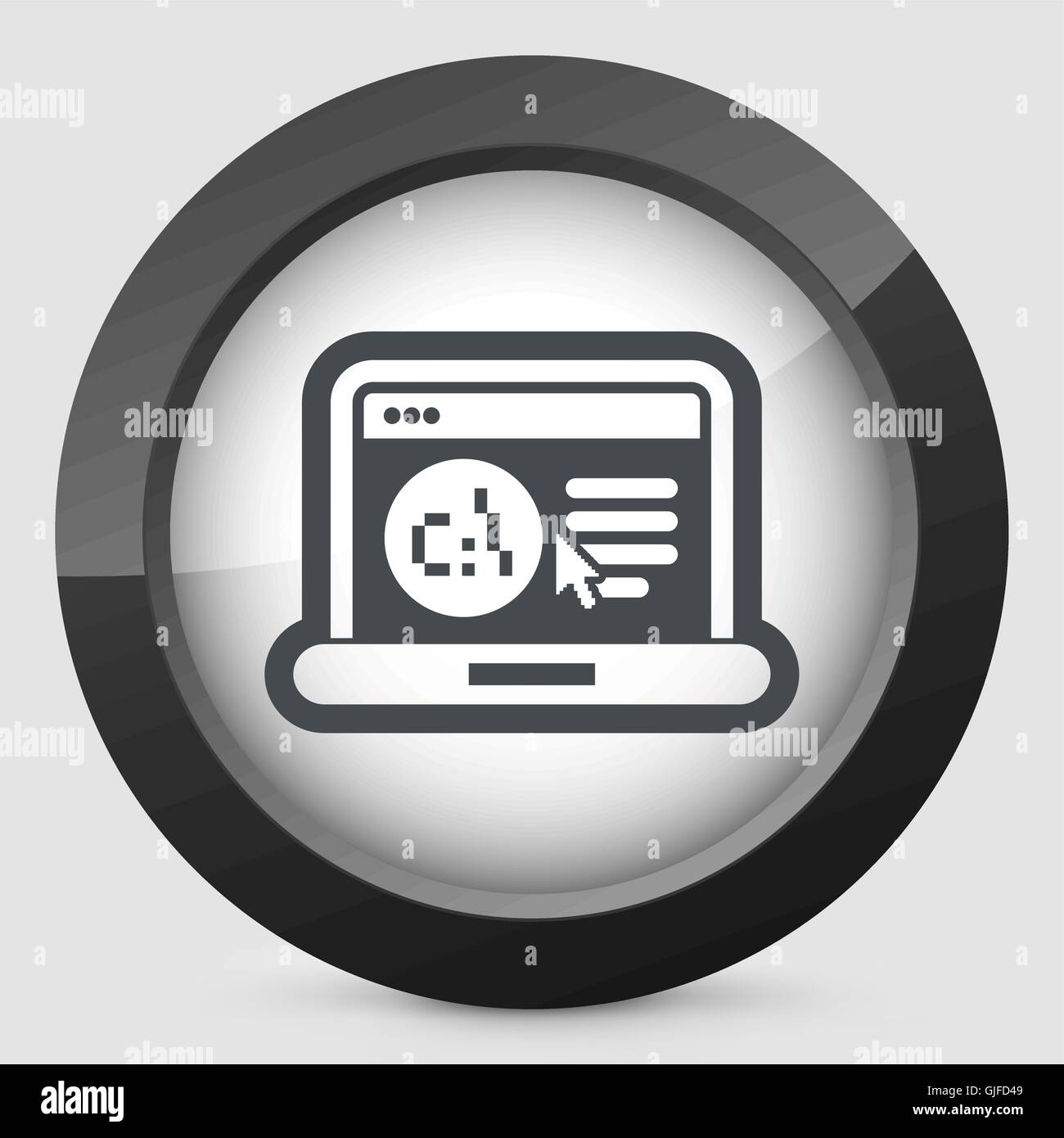 Software Sprache Webseite Symbol Stock Vektor