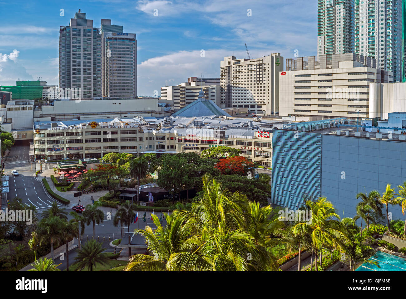 Übersicht über Makati, Metro Manila, Philippinen Stockfoto
