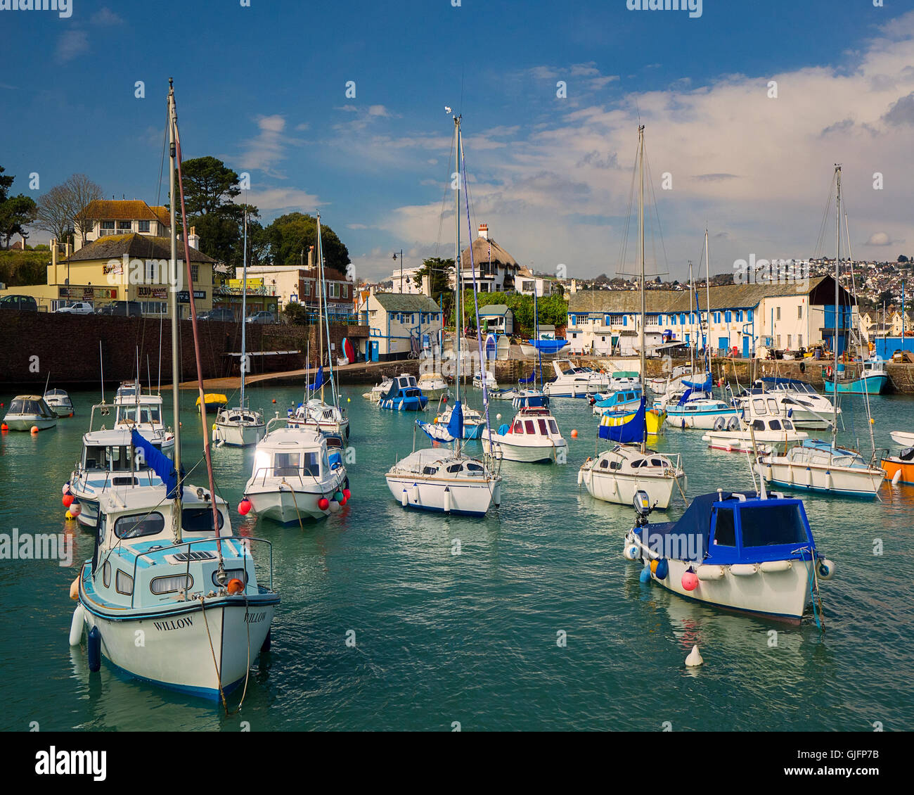 GB - DEVON: Paignton Hafen Stockfoto