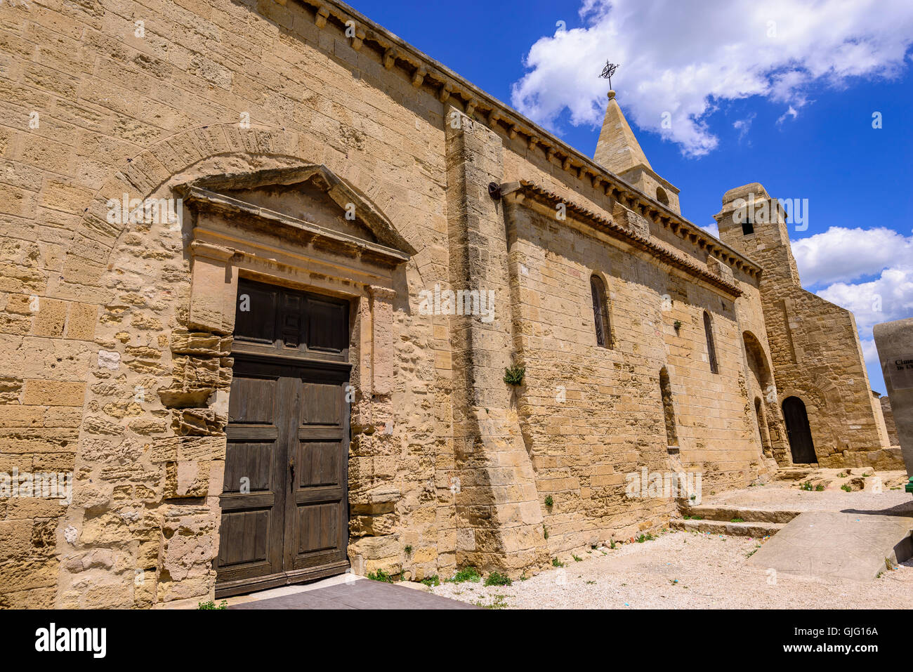 SITE mittelalterlichen DE L'HAUTURE Fos Sur Mer Bdr Frankreich Stockfoto