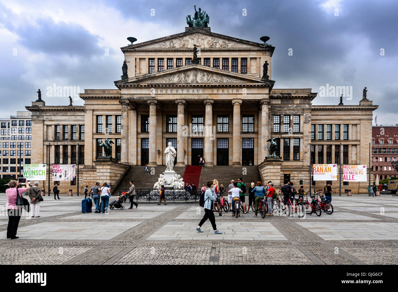 Das Konzerthaus (Konzertsaal), Platz Gendarmenmarkt, Mitte, Berlin, Deutschland. Stockfoto