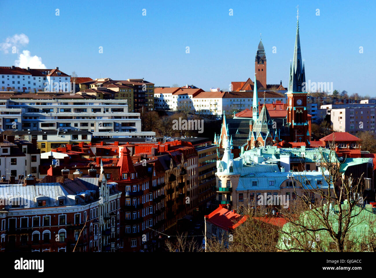 Hausbau-Häuser Stockfoto