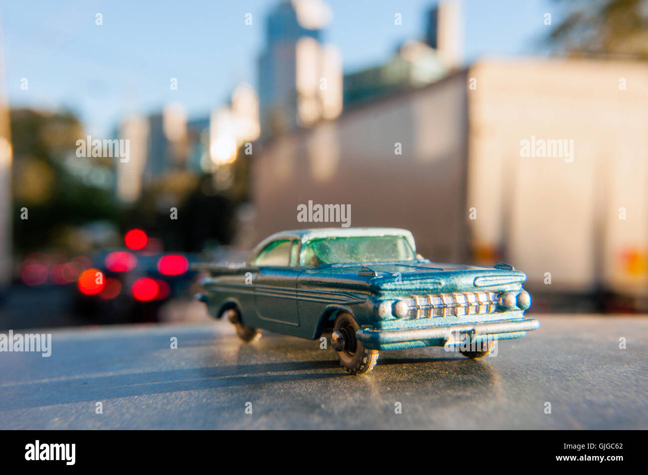 Retro-Chevrolet Impala Modellauto, Melbourne, Victoria, Australien Stockfoto
