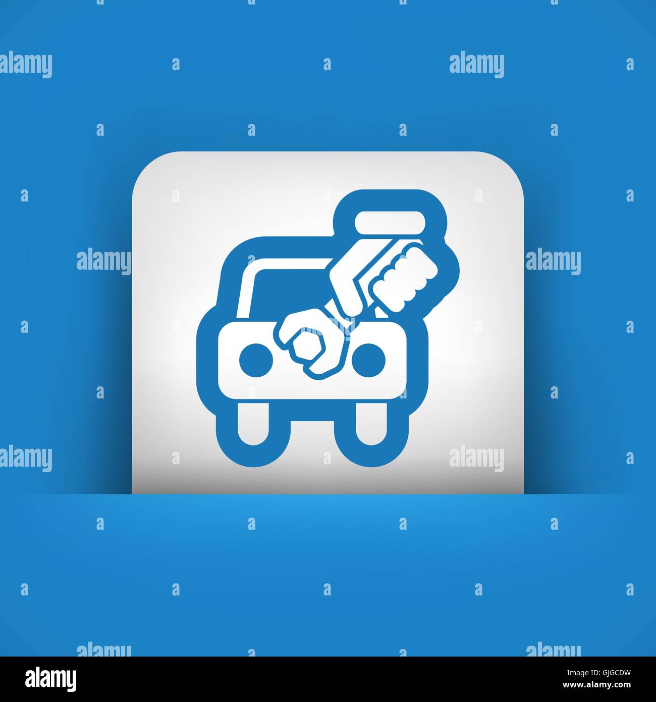 Auto-Hilfe-Symbol Stock Vektor