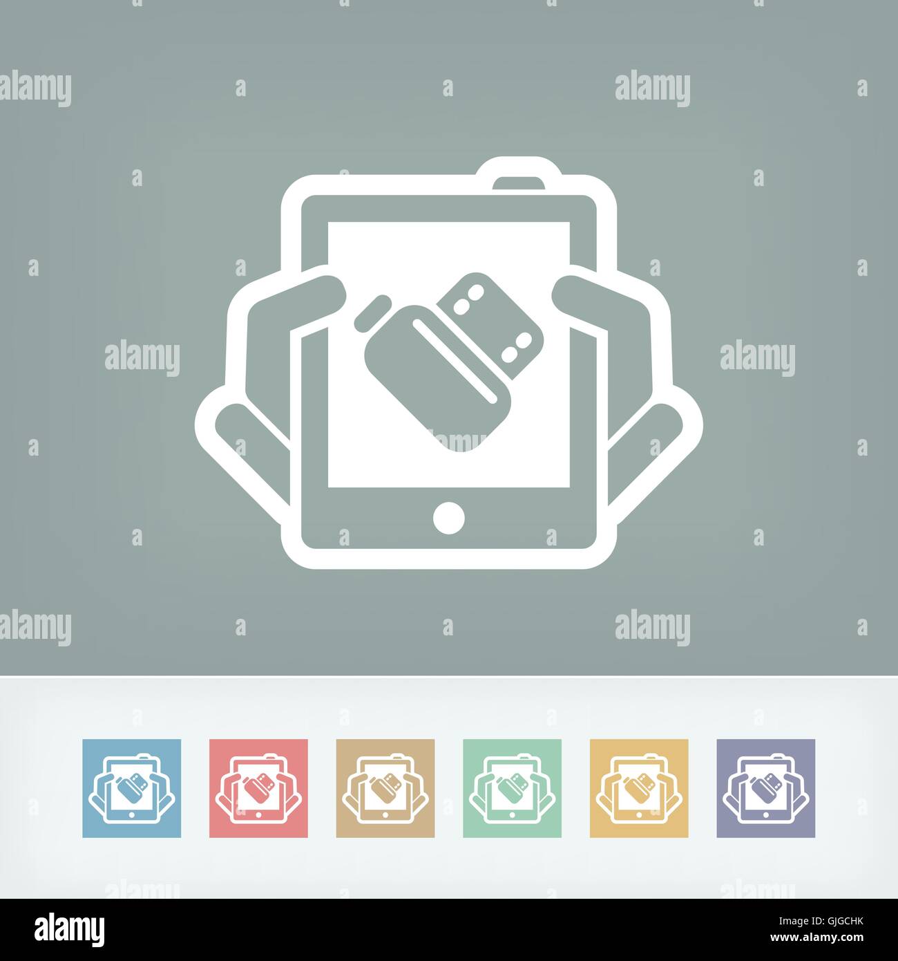 Foto Programm-icon Stock Vektor