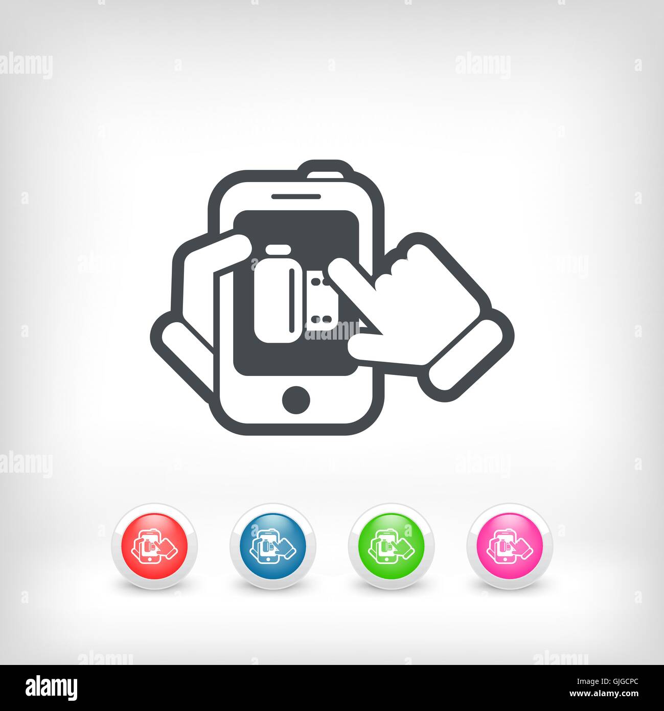 Foto Programm-icon Stock Vektor