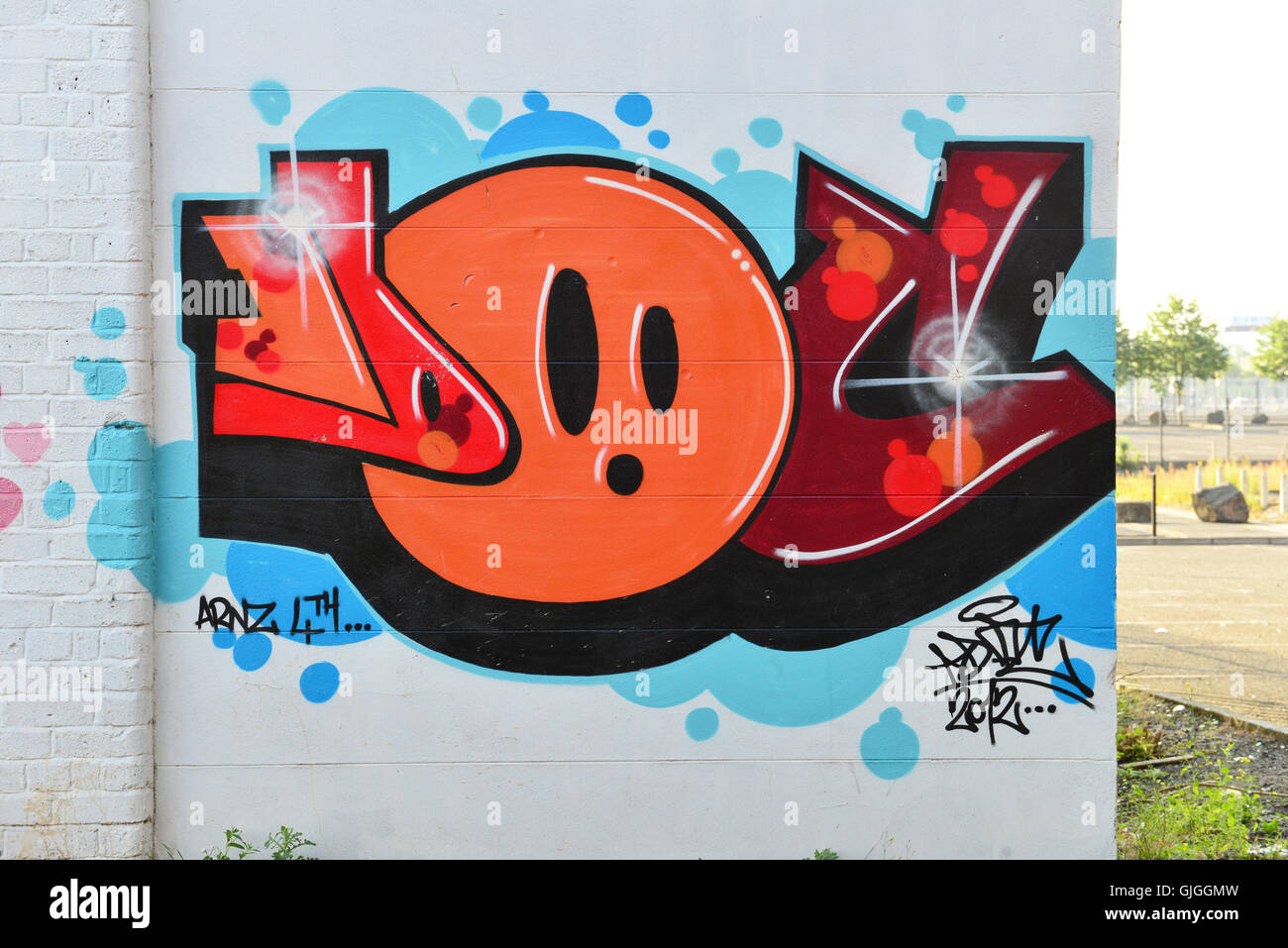 Graffiti, Belfast Stockfoto