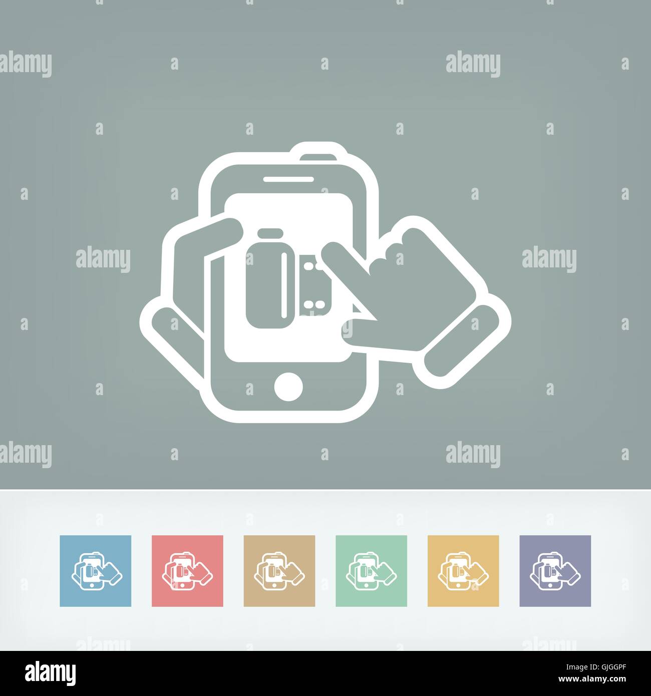 Foto Programm-icon Stock Vektor