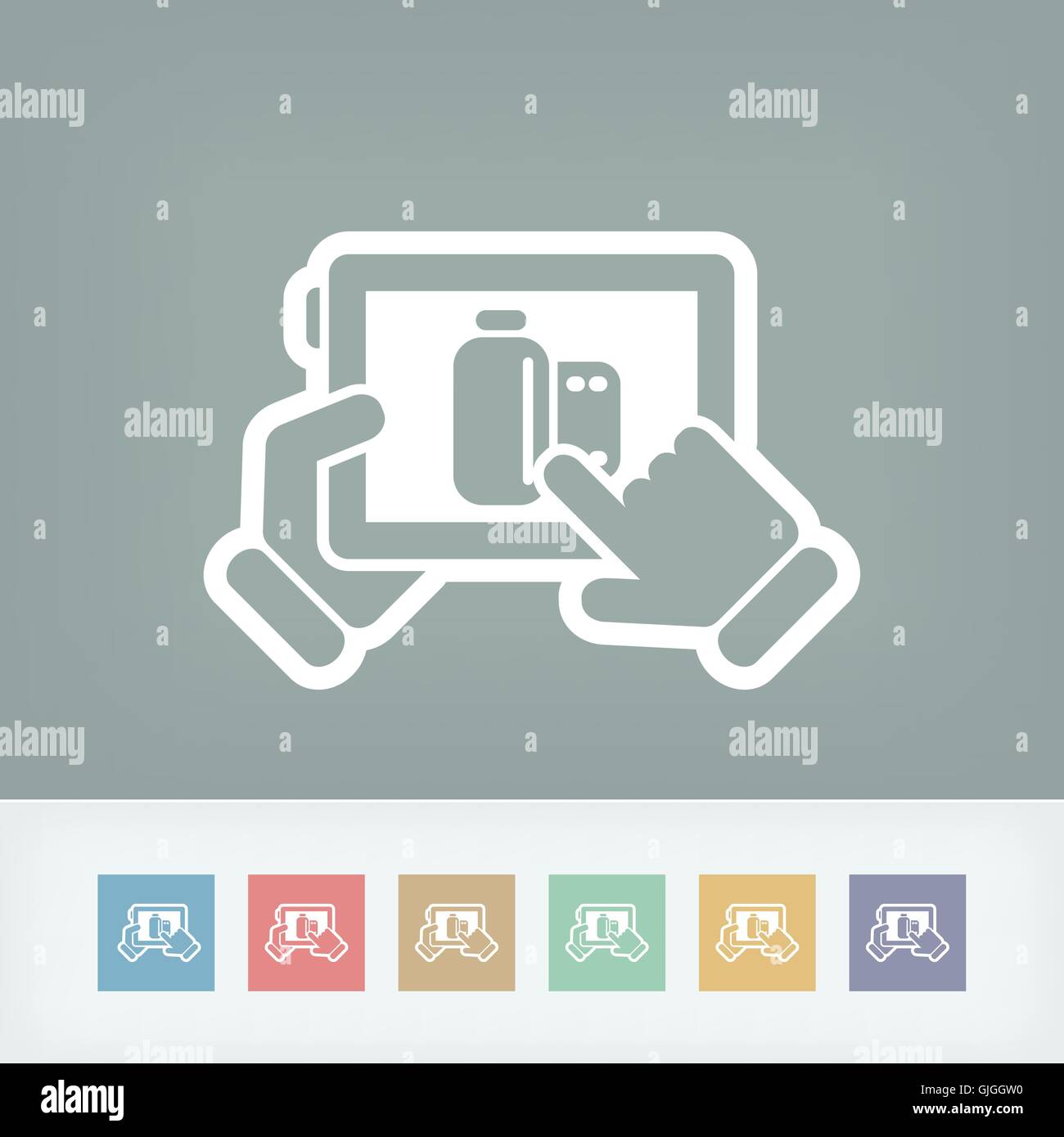 Foto Programm-icon Stock Vektor