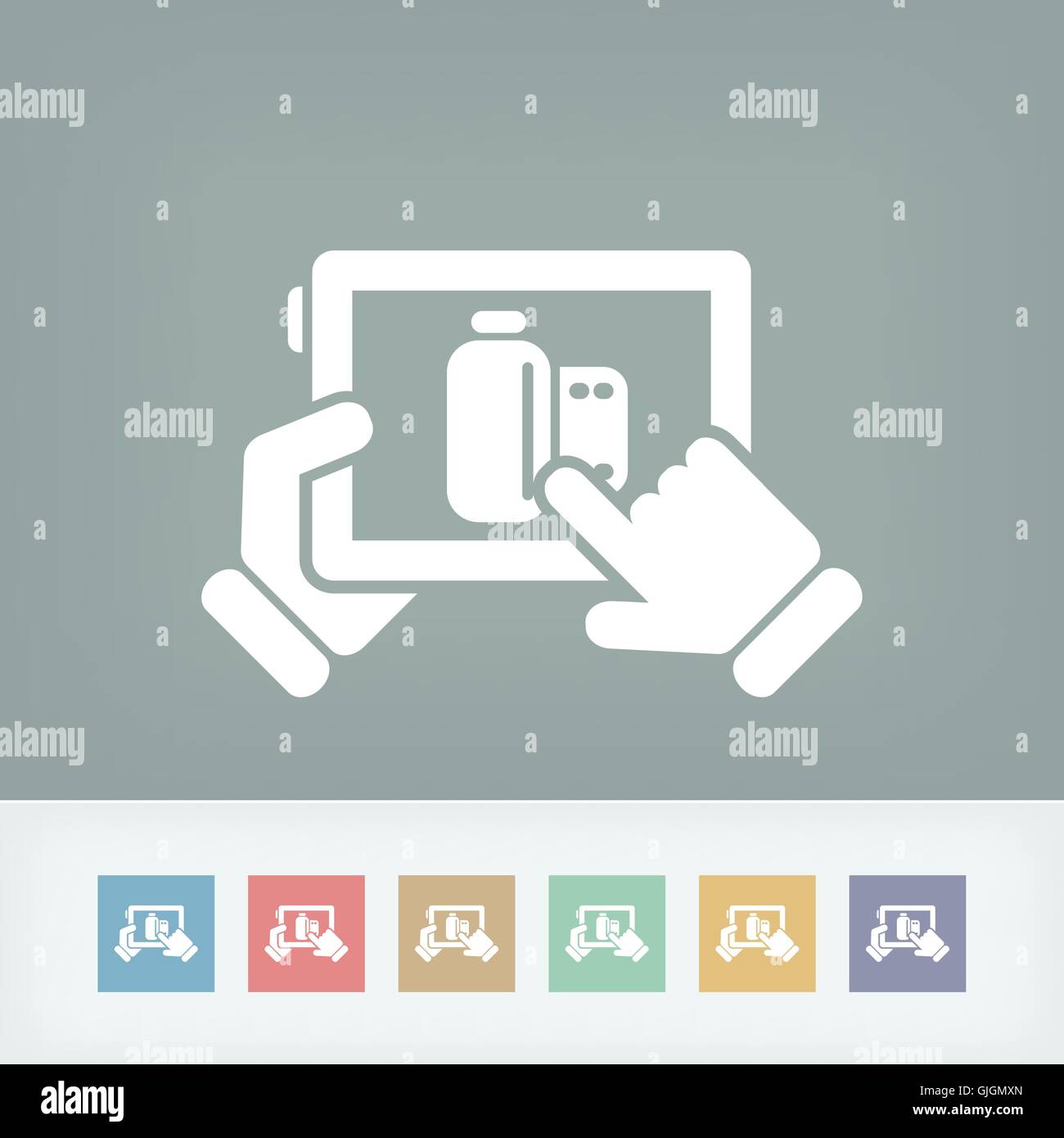 Foto Programm-icon Stock Vektor