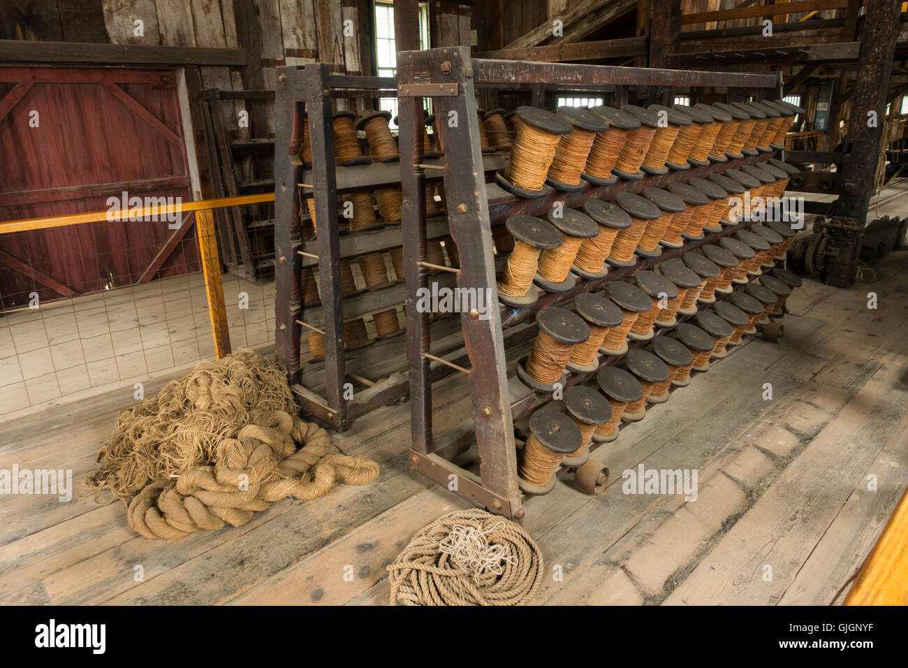 Mystic Seaport Museum Connecticut Stockfoto