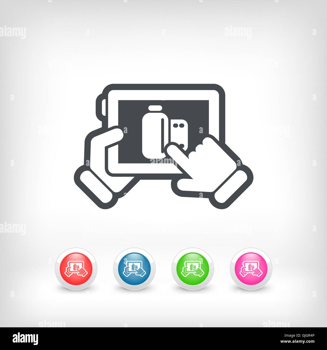 Foto Programm-icon Stock Vektor