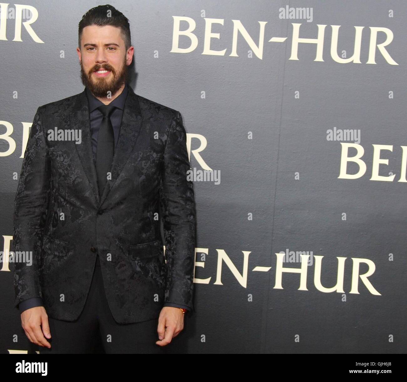 Hollywood, Kalifornien, USA. 16. August 2016. I15844CHW.'' BEN-HUR'' Los Angeles Premiere präsentiert von Paramount Pictures und Metro-Goldwyn-Mayer. TCL Chinese Theater IMAX, Hollywood, CA.08/16/2016.TOBY KEBBELL. © Clinton H. Wallace/Photomundo International / Fotos Inc Credit: Clinton Wallace/Globe Fotos/ZUMA Draht/Alamy Live-Nachrichten Stockfoto