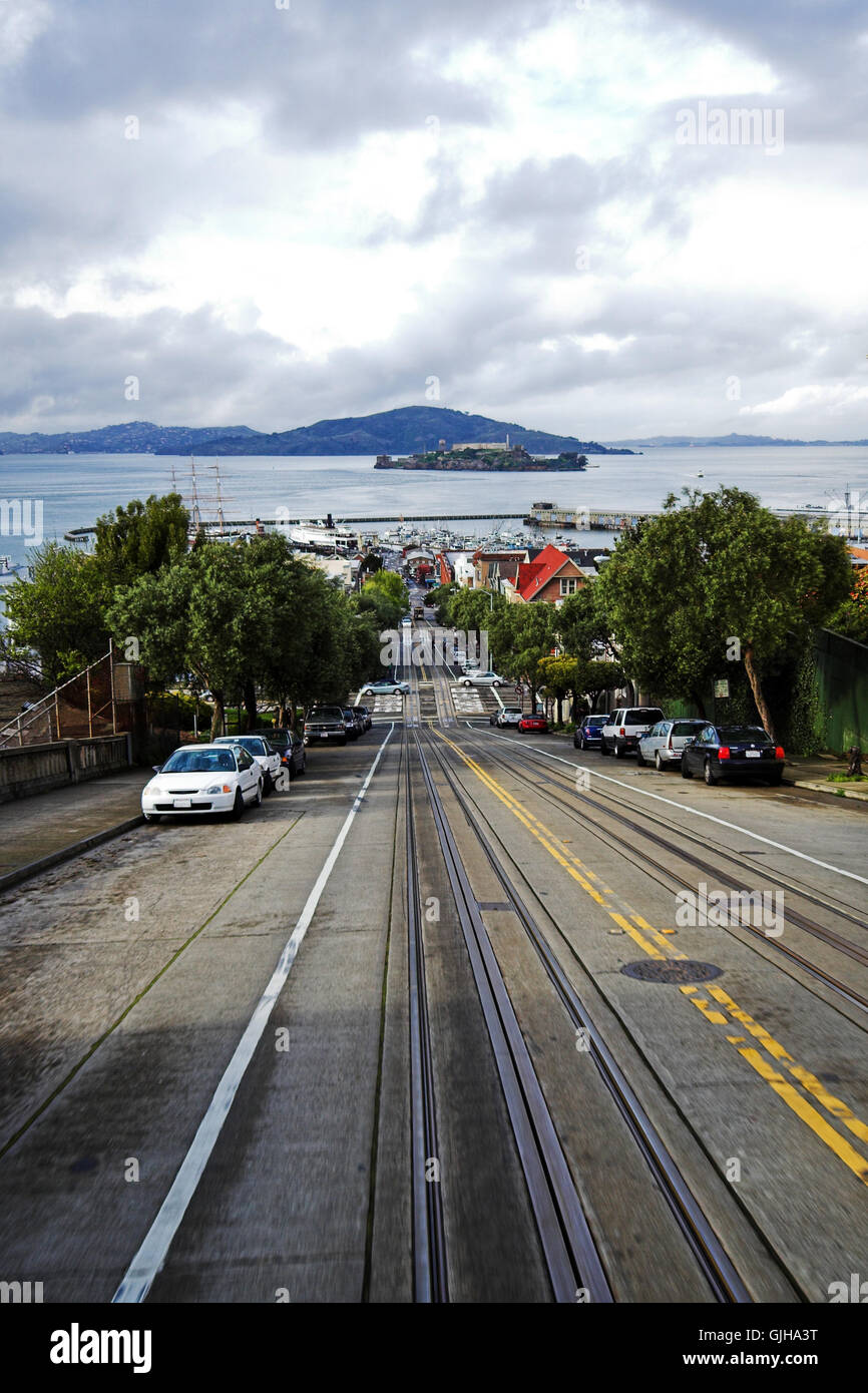 Good Bye Alcatraz Stockfoto