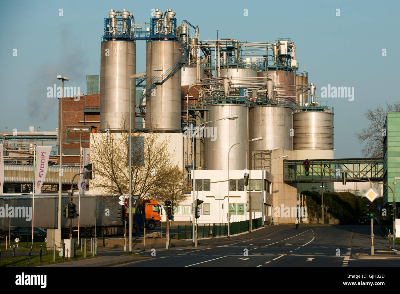 Deutschland, Nordrhein-Westfalen, Wesseling Bei Köln, Evonik Degussa, Ein Unternehmen der Evonik Industries AG, ist Ein multinat Stockfoto