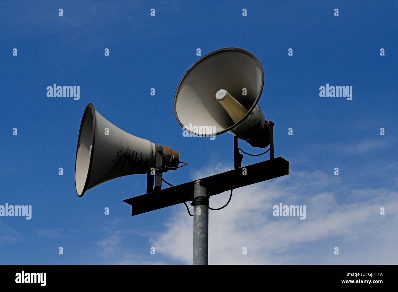 Sirene Alarm Lautsprecher Stockfotografie - Alamy