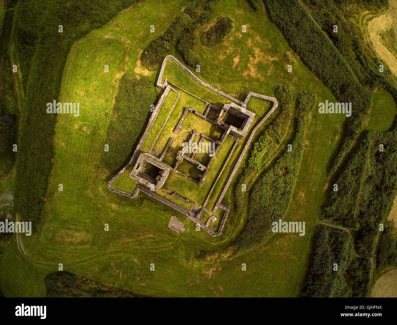 Luftbild von James Fort, Kinsale, Cork, Irland Stockfoto