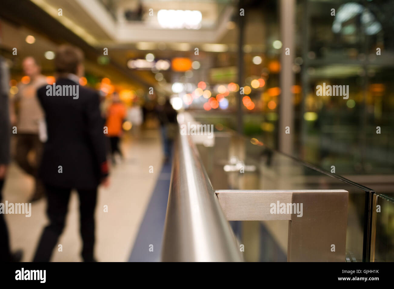 Lichter der Bahnhofs-Verbrauch Stockfoto