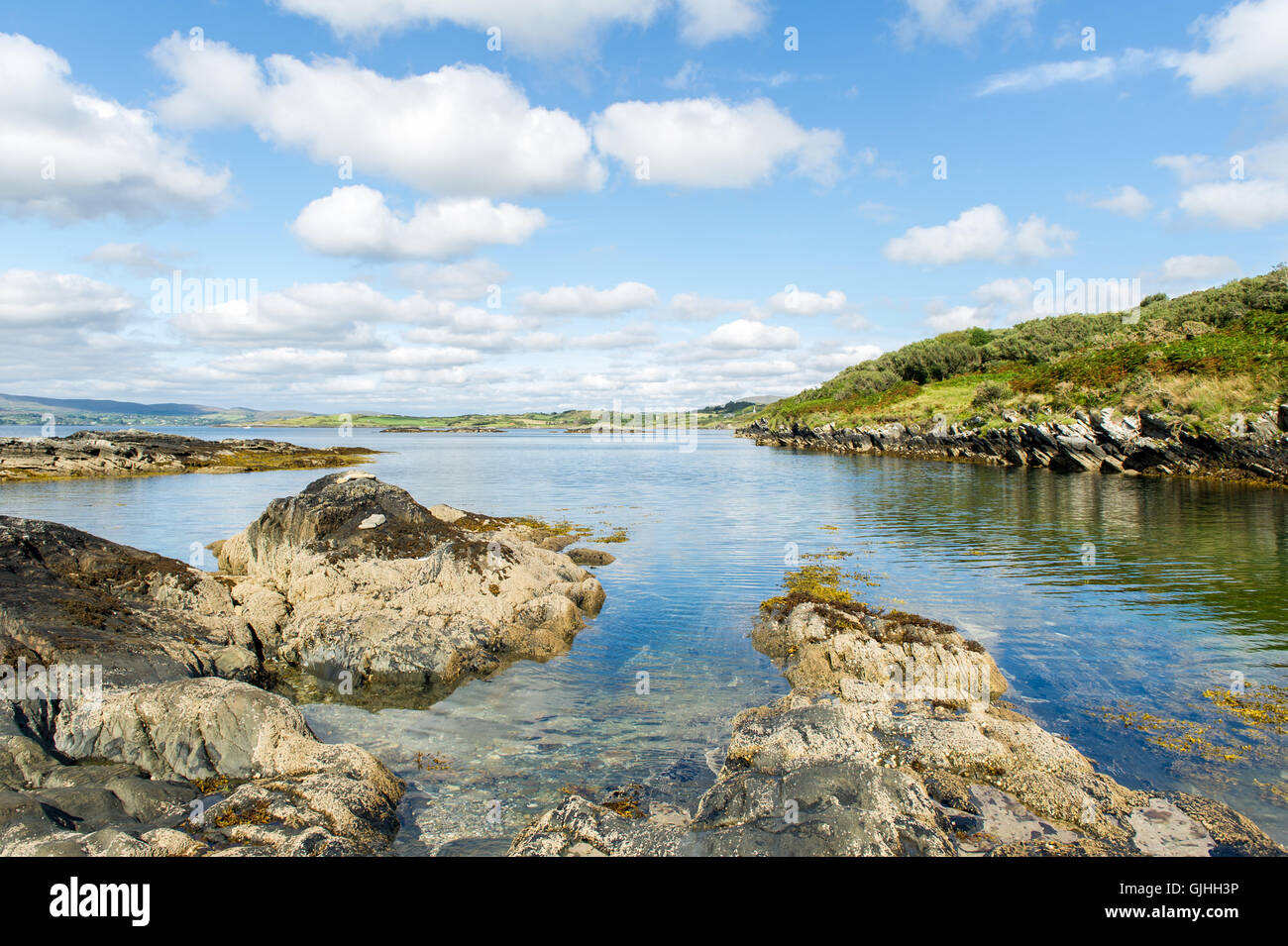 Dunmanus Bay, West Cork, Irland. Stockfoto